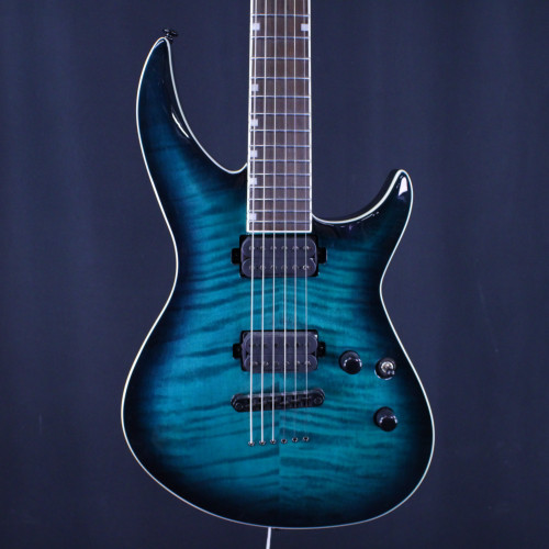 Vist Large View of Product Image Which is Used ESP LTD H3-1000 Pointy Electric Guitar Green 6-String