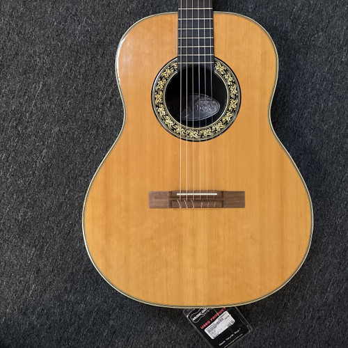 Vist Large View of Product Image Which is Used Ovation 1122-4 Vintage Solid Top Acoustic Guitar Natural