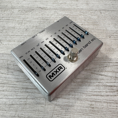 Used MXR M108S - Ten Band EQ Pedal 40112-S000180341 Vist Large View of Product Image Which is Used MXR M108S - Ten Band EQ Pedal