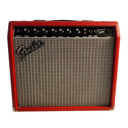 Vist Large View of Product Image Which is Used Fender FRONTMAN 25R RED 1 x 10" Solid State Amplifier