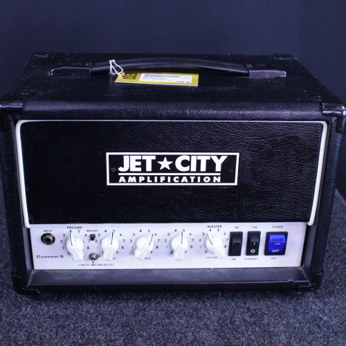 Vist Large View of Product Image Which is Used Jet City CUSTOM 5 HEAD Tube Guitar Amplifier Head