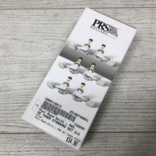 Vist Large View of Product Image Which is Used Paul Reed Smith - PRS SE Set 3+3 Chrome NON-Locking Tuner Set