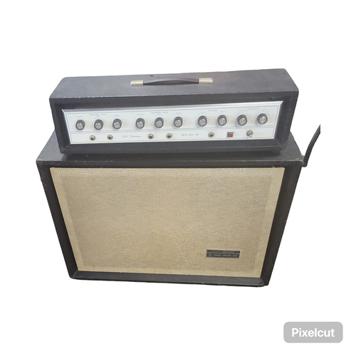 Vist Large View of Product Image Which is Used Silvertone SOLID STATE 100 Solid State Guitar Amp 2 x 12