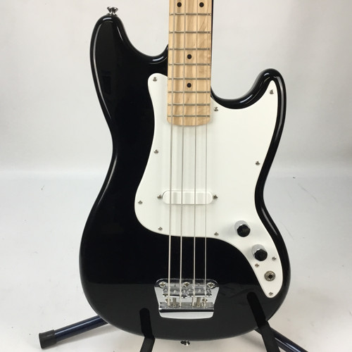 Vist Large View of Product Image Which is Used Squier BRONCO BASS Bass Guitar Black 4-String