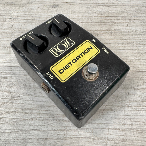 Vist Large View of Product Image Which is Used Ross Vintage R50 Black Enclosure Distortion Pedal
