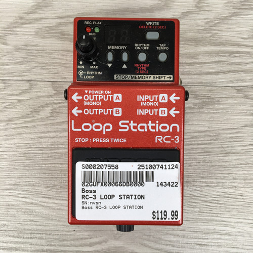 Vist Large View of Product Image Which is Used Boss RC-3 LOOP STATION Looper Pedal