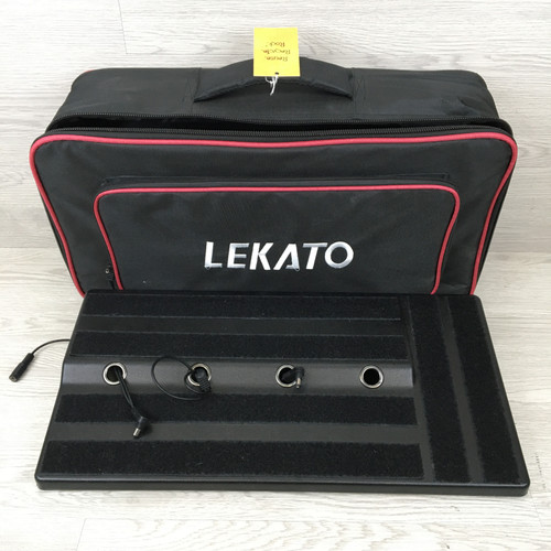 Vist Large View of Product Image Which is Used LEKATO RPB-1BK PEDALBOARD Pedal Board