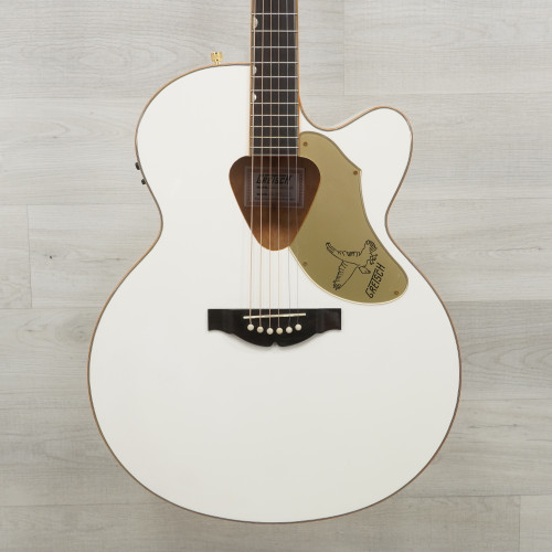 Vist Large View of Product Image Which is Used Gretsch G5022CWFE Rancher Falcon Solid Top Acoustic Guitar White