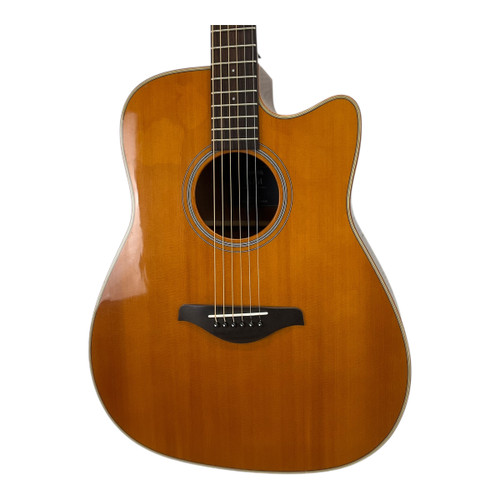 Vist Large View of Product Image Which is Used Yamaha A1M Laminate Top Acoustic Guitar Wood