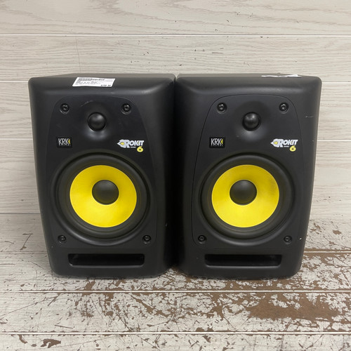 Vist Large View of Product Image Which is Used - KRK ROKIT 6 G2 PAIR Powered Studio Monitors - In Store Pick Up Only
