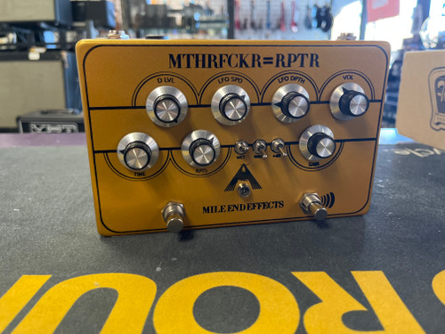 Vist Large View of Product Image Which is Used MILE END EFFECTS MTHRFCKR=RPTR Delay Pedal