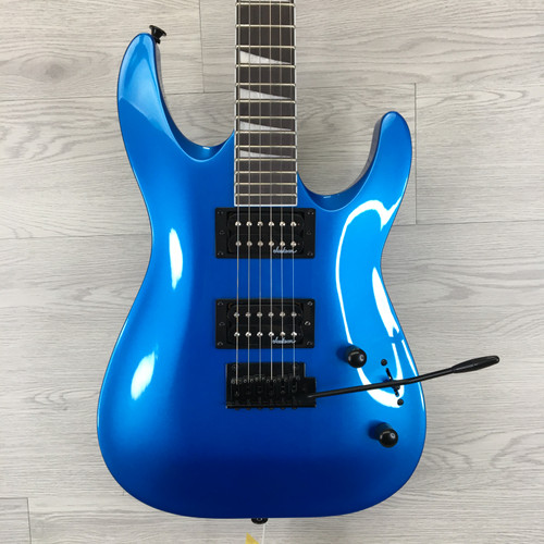 Vist Large View of Product Image Which is Used Jackson JS22 DINKY DKA ARCHTOP METALLIC BLUE Super S Electric Guitar Blue 6-String
