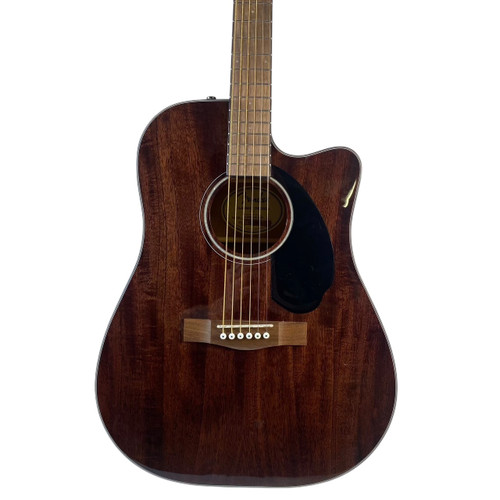 Vist Large View of Product Image Which is Used Fender CD-60SCE ALL MAHOGANY Laminate Top Acoustic Guitar