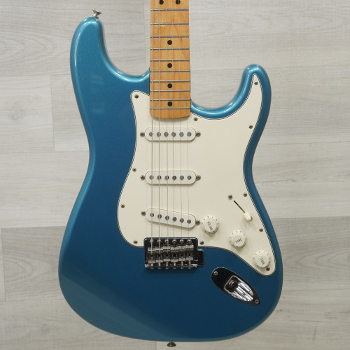Vist Large View of Product Image Which is Used Fender Standard Stratocaster Electric Guitar Blue