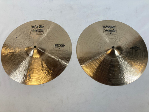 Vist Large View of Product Image Which is Used Paiste 16" Twenty Series Hi Hat Cymbals