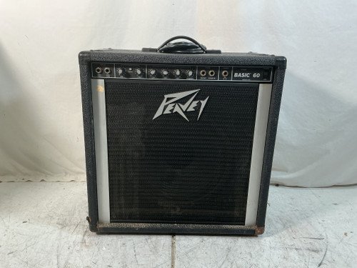 Used Peavey BASIC 60 AMP 1 x 12 Solid State Amplifier 1 x 12 40012-S000307762 Vist Large View of Product Image Which is Used Peavey BASIC 60 AMP 1 x 12 Solid State Amplifier 1 x 12