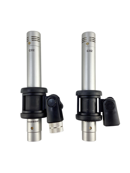 Vist Large View of Product Image Which is Used Samson C02 Condenser Microphones PAIR w/Case
