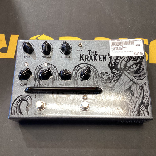 Vist Large View of Product Image Which is Used Victory Amps THE KRAKEN Distortion Pedal