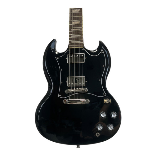 Vist Large View of Product Image Which is Used Epiphone 2025 SG Standard Double Cut Electric Guitar Black 6-String