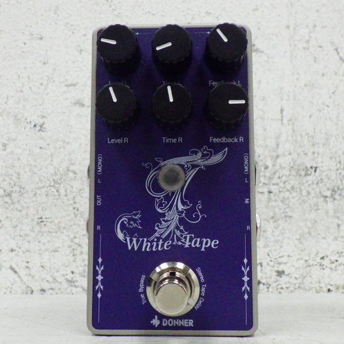 Vist Large View of Product Image Which is Used Donner white Tape Delay Pedal