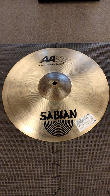 Used Sabian 13 EL SABOR SALSA SPLASH Splash Cymbal Other 41116-S000050251 Vist Large View of Product Image Which is Used Sabian 13 EL SABOR SALSA SPLASH Splash Cymbal Other