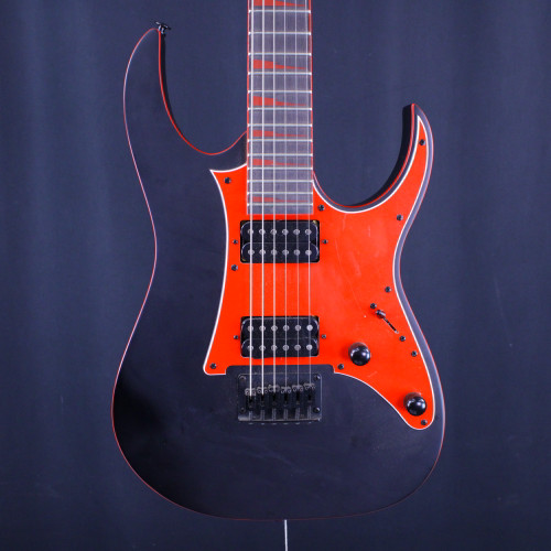Vist Large View of Product Image Which is Used Ibanez GIO GRG131DX Pointy Electric Guitar Black 6-String