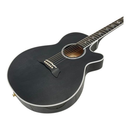 Vist Large View of Product Image Which is Used Takamine TSP158C SBL Solid Top Acoustic Guitar Black
