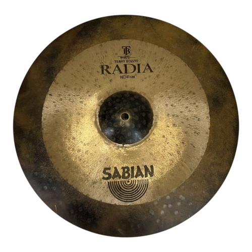 Vist Large View of Product Image Which is Used Sabian Terry Bozio Radia Crash Cymbal 16"