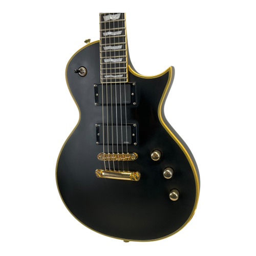 Used LTD EC-1000 Deluxe Vintage Electric Guitar Black 6-String 41117-S000052992 Vist Large View of Product Image Which is Used LTD EC-1000 Deluxe Vintage Electric Guitar Black 6-String
