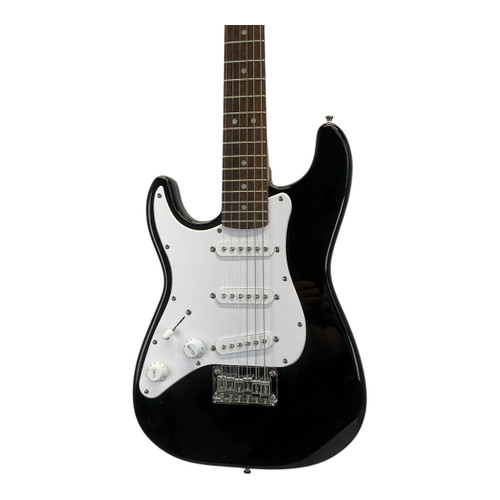 Vist Large View of Product Image Which is Used Squier Strat Mini LH Electric Left Handed Guitar Black 6-String