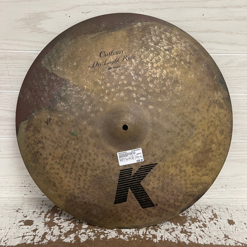 Used - Zildjian 20IN K CUSTOM DRY LIGHT RIDE - Ride Cymbal 20" 40087-S000235434 Vist Large View of Product Image Which is Used - Zildjian 20IN K CUSTOM DRY LIGHT RIDE - Ride Cymbal 20"