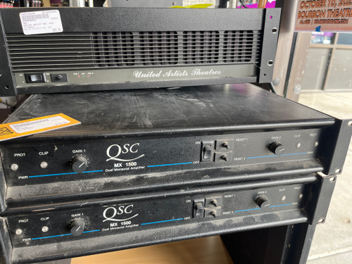 Vist Large View of Product Image Which is Used QSC MX1500 Power Amplifier