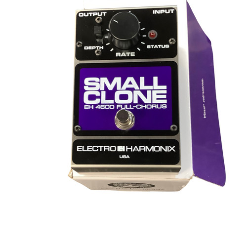 Used Electro Harmonix (E/H) SMALL CLONE Guitar Effect 40083-S000154649 Vist Large View of Product Image Which is Used Electro Harmonix (E/H) SMALL CLONE Guitar Effect