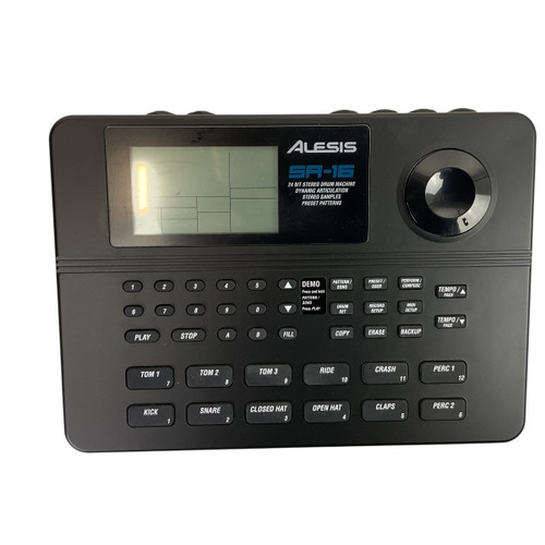 Used Alesis SR-16 Pad Drum Machine 41120-S000035493 Vist Large View of Product Image Which is Used Alesis SR-16 Pad Drum Machine