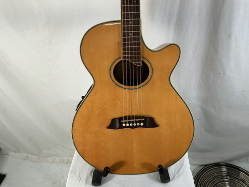 Vist Large View of Product Image Which is Used Rogue AE100 Laminate Top Acoustic Guitar Natural