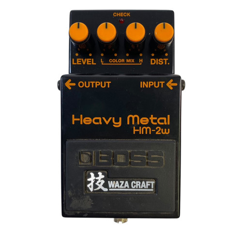 Used Boss HM-2W WAZA CRAFT Distortion Pedal 40090-S000081712 Vist Large View of Product Image Which is Used Boss HM-2W WAZA CRAFT Distortion Pedal