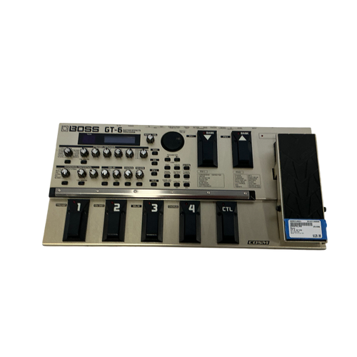 Vist Large View of Product Image Which is Used Boss GT-6 W/14V Floorboard Amp Modeling + FX