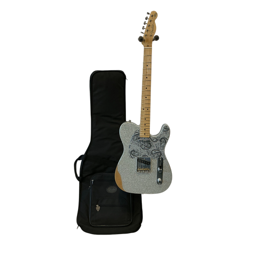 Vist Large View of Product Image Which is Used Fender BRAD PAISLEY ROAD WORN TELECASTER T Type Electric Guitar Silver/Gray 6-String
