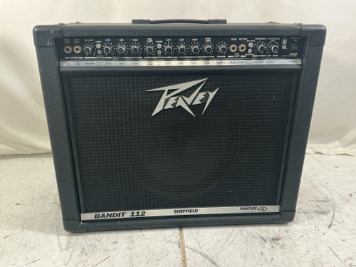 Used Peavey TRANSTUBE BANDIT 112 1 x 12 Solid State Amplifier 1 x 12 40012-S000307871 Vist Large View of Product Image Which is Used Peavey TRANSTUBE BANDIT 112 1 x 12 Solid State Amplifier 1 x 12