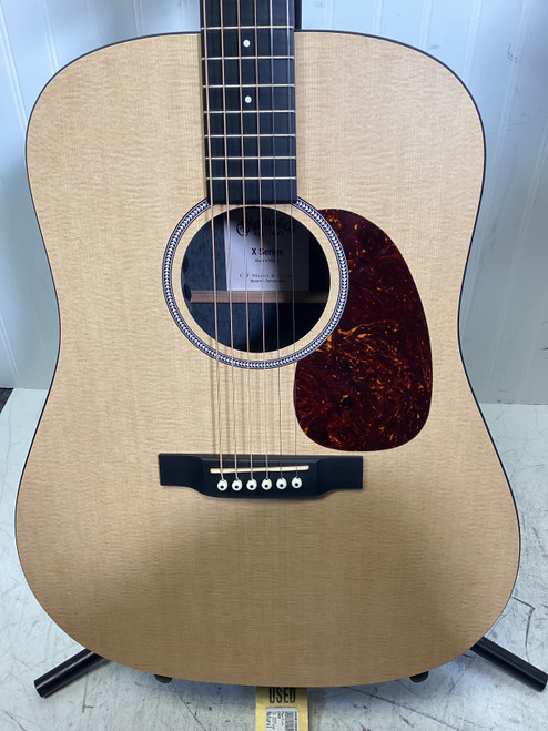 Vist Large View of Product Image Which is Used Martin DXM Solid Top Acoustic Guitar Natural