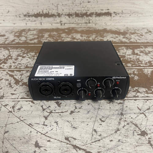 Used - Presonus AUDIOBOX USB 96 Computer Interface  40087-S000235519 Vist Large View of Product Image Which is Used - Presonus AUDIOBOX USB 96 Computer Interface