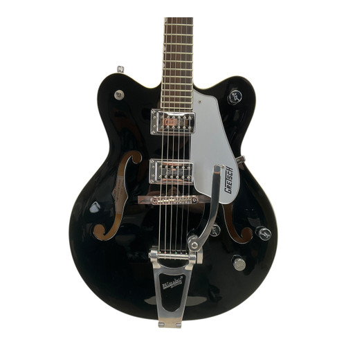 Used Gretsch G5122 Electromatic Semi-hollow Electric Guitar Black 6-String 41117-S000053029 Vist Large View of Product Image Which is Used Gretsch G5122 Electromatic Semi-hollow Electric Guitar Black 6-String