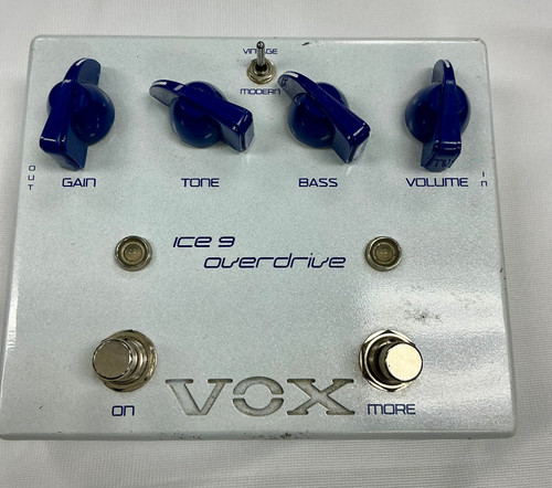 Used Vox ICE 9 OVERDRIVE Guitar Effects Pedal 41131-S000011468 Vist Large View of Product Image Which is Used Vox ICE 9 OVERDRIVE Guitar Effects Pedal