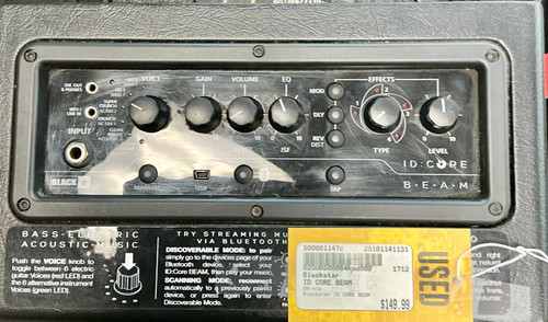 Vist Large View of Product Image Which is Used Blackstar ID CORE BEAM Solid State Guitar amp
