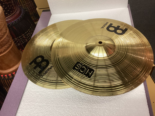 Used Meinl HCS 14 HH Hi Hat Cymbals 14" 40107-S000155085 Vist Large View of Product Image Which is Used Meinl HCS 14 HH Hi Hat Cymbals 14"