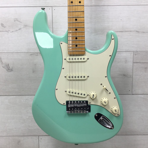 Vist Large View of Product Image Which is Used Tagima 530 Woodstock Sea Foam Green Electric Guitar
