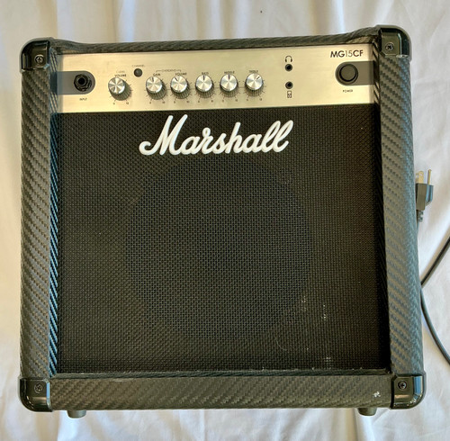 Vist Large View of Product Image Which is Used Marshall MG15CF 1 x 8 Solid State Amp