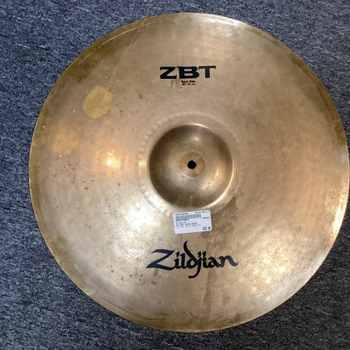 Vist Large View of Product Image Which is Used Zildjian 20 ZBT ROCK RIDE Ride Cymbal 20"
