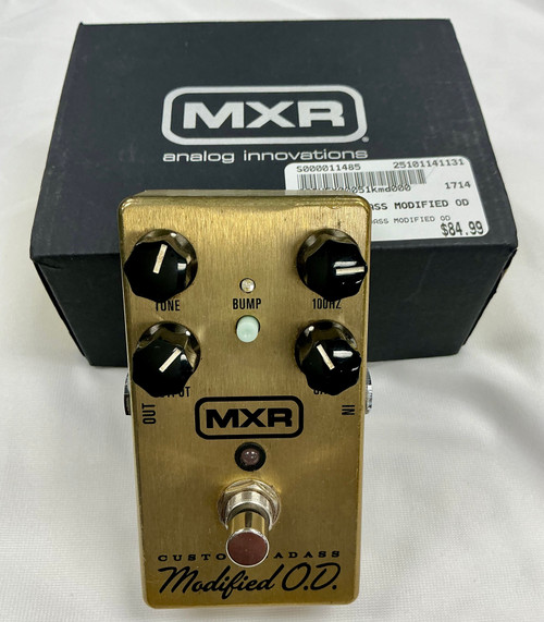 Vist Large View of Product Image Which is Used MXR CUSTOM BADASS MODIFIED OD Guitar Effects Pedal
