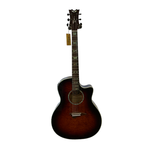 Vist Large View of Product Image Which is Used Dean ESEL Laminate Top Acoustic Guitar Sunburst